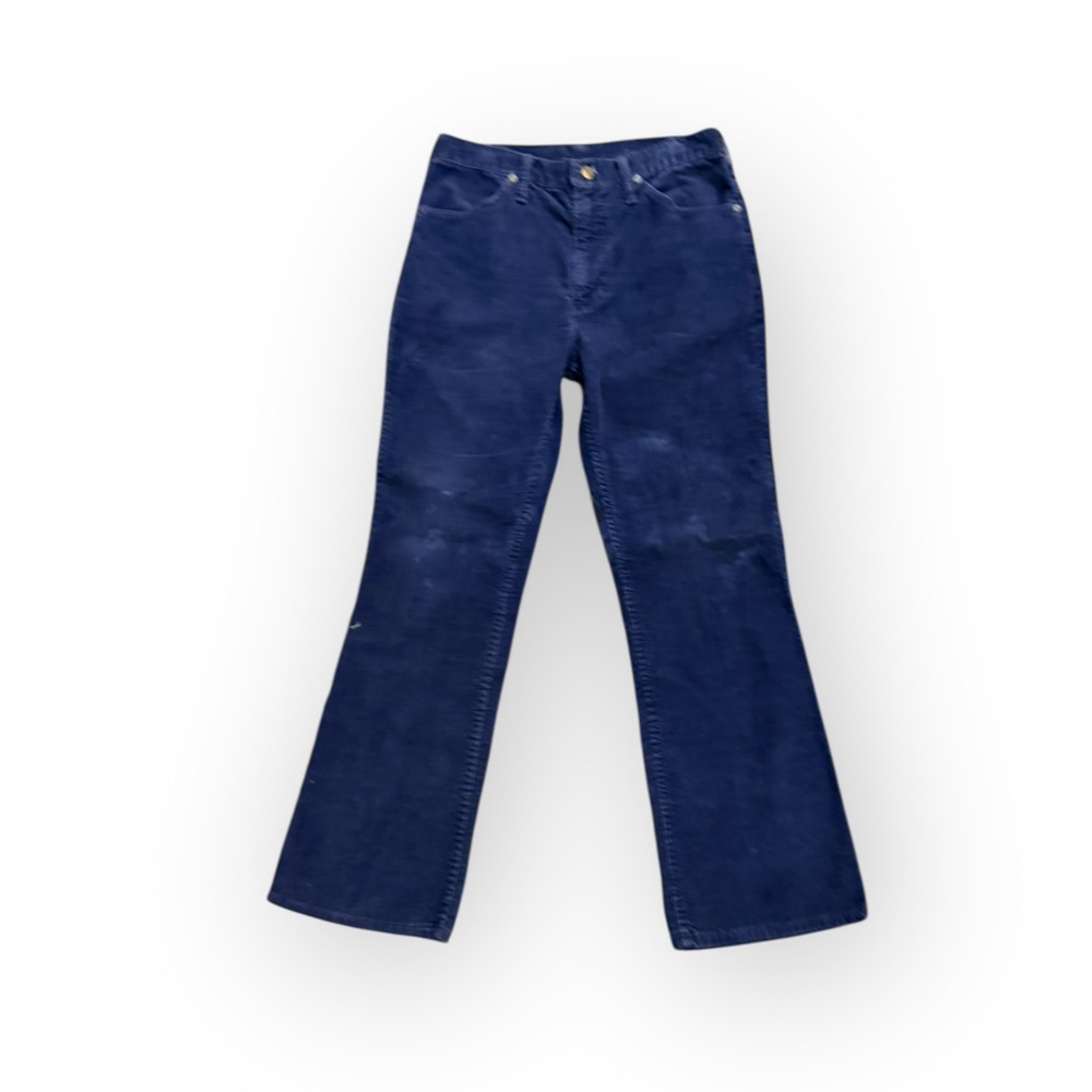 Vintage 70s 80s Wrangler Men’s Navy Corduroy Bootcut Pants Size 33S​ - Picture 2 of 8
